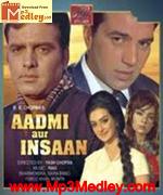 Aadmi Aur Insaan 1969 song download